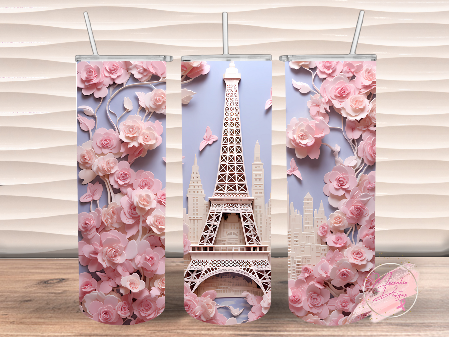 3D Eiffel Tower Tumbler