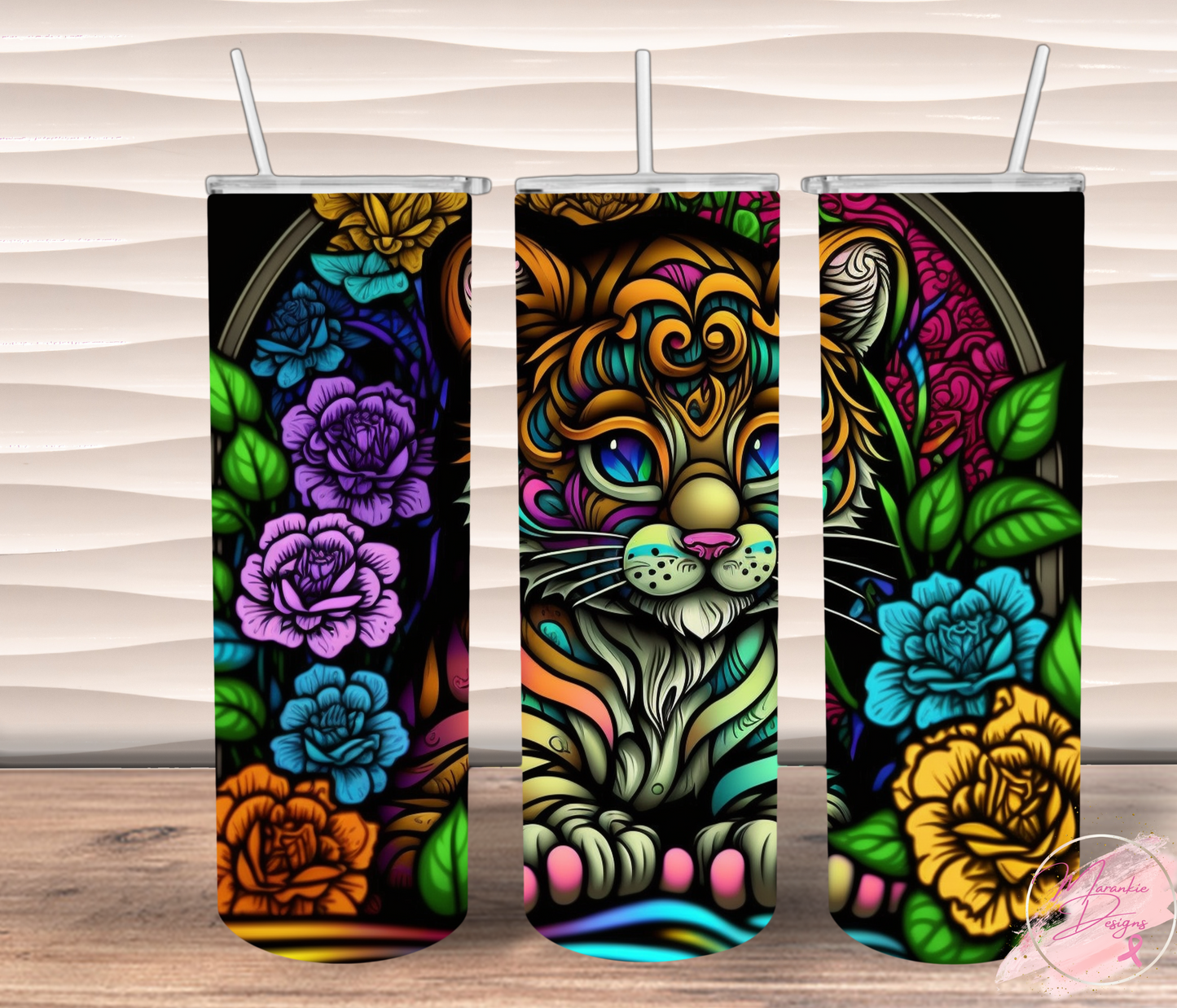 Colorful Baby Cat Tumbler