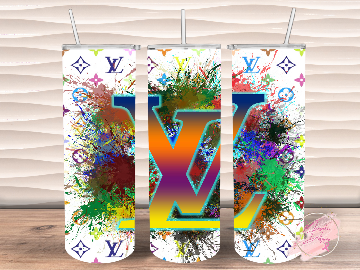 Colorful LV Tumbler