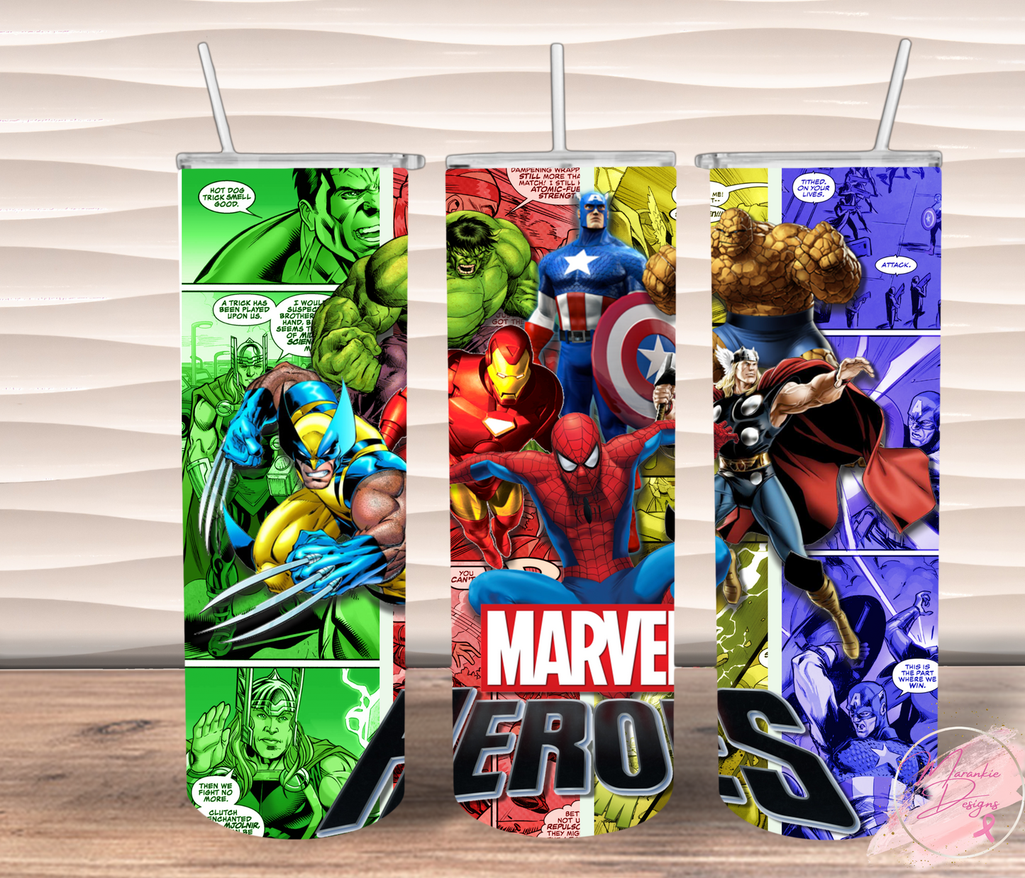 Marvel Heros Tumbler