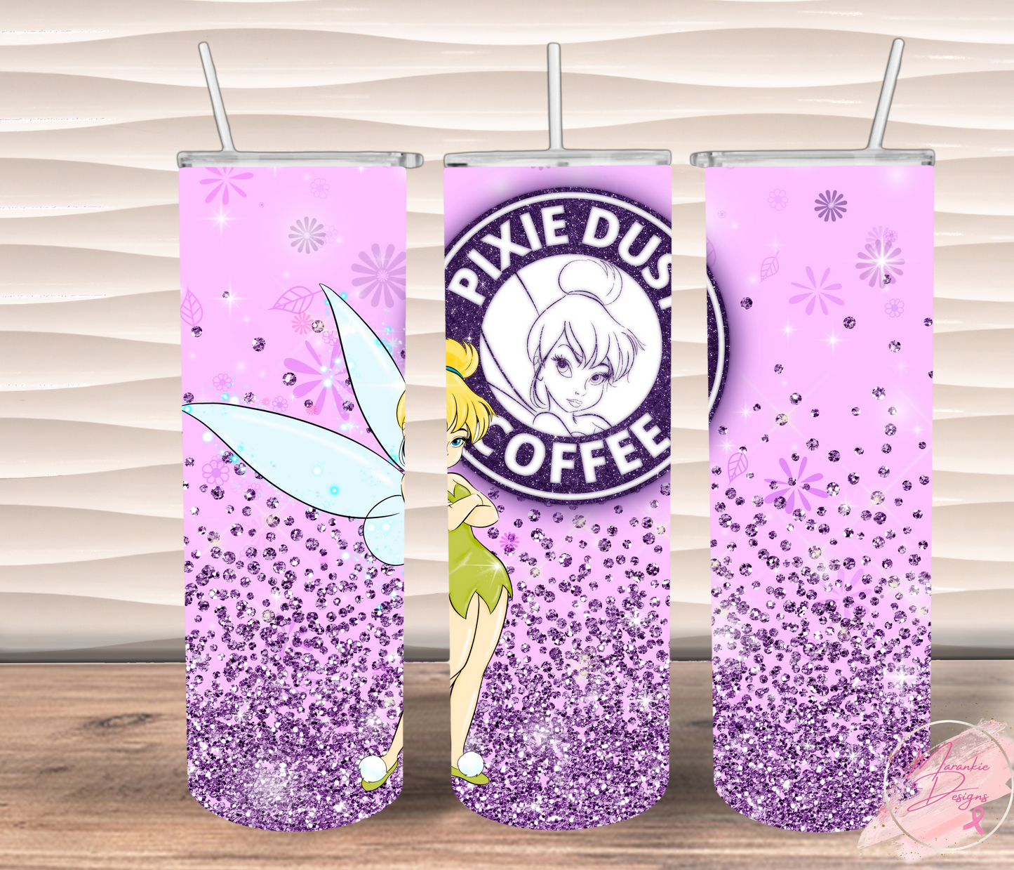 Purple Tinkerbell Tumbler