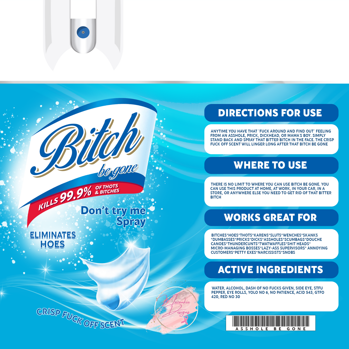 Be Gone Spray Tumbler