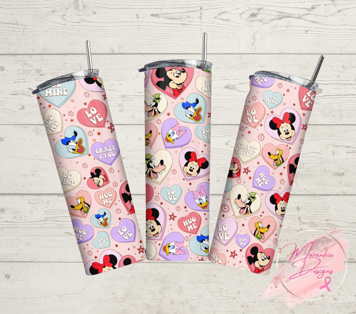 Conversation Hearts Tumbler