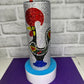 Rhinestone Tumbler Portuguese Rooster