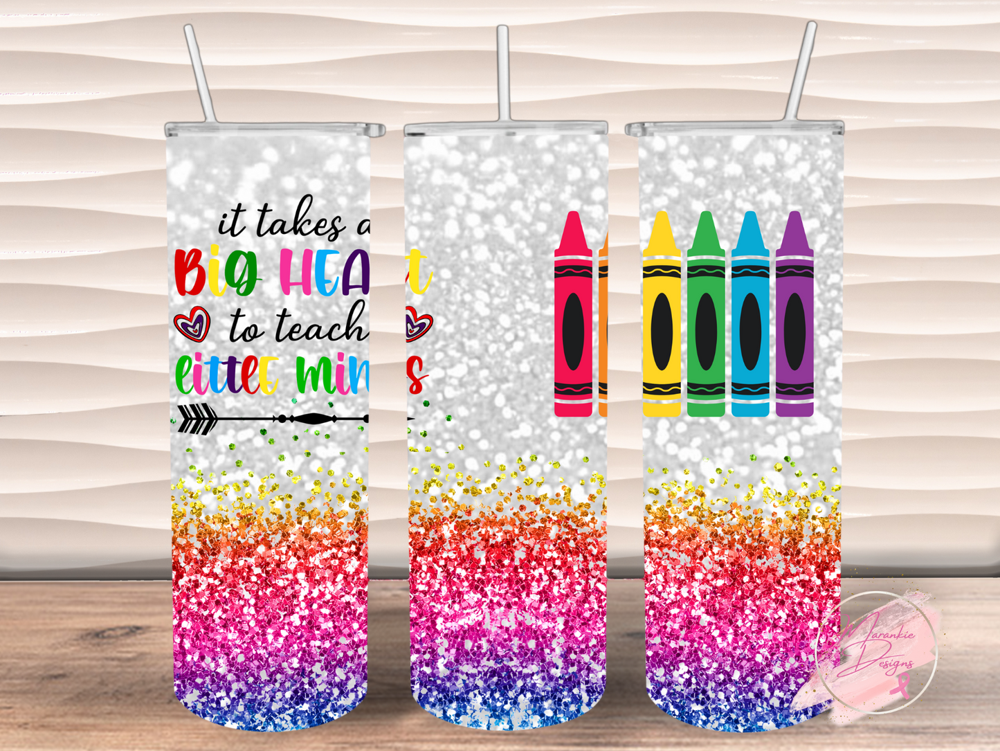 Teacher Glitter Tumbler