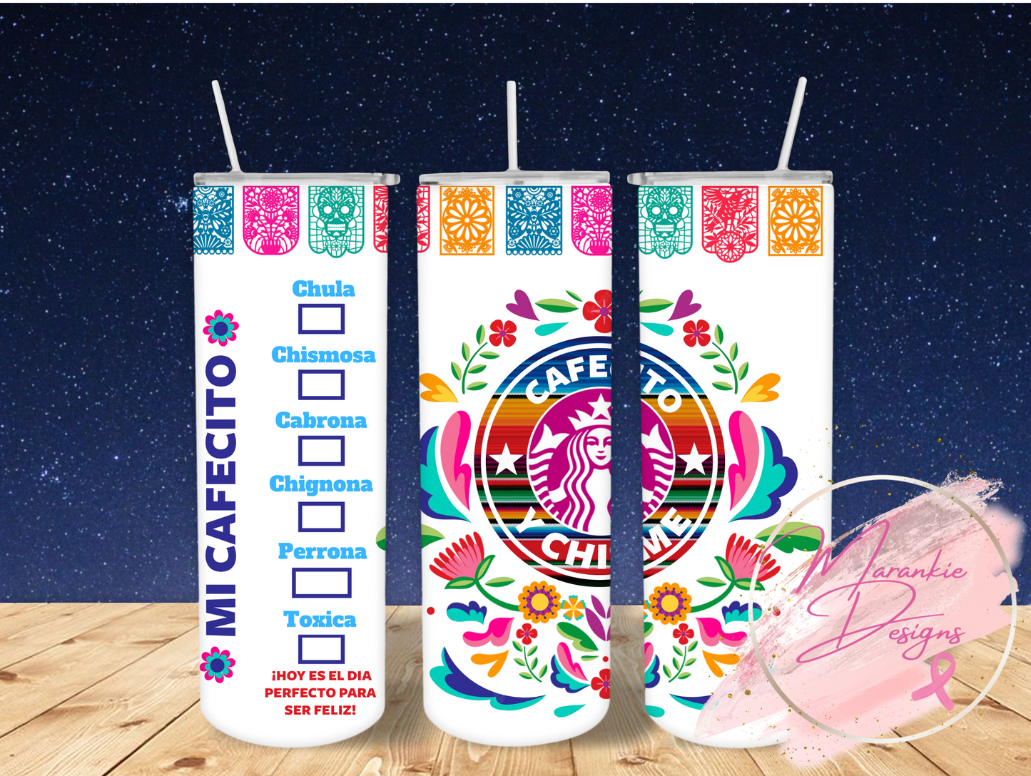 Cafe y Chisme Tumbler