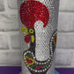 Rhinestone Tumbler Portuguese Rooster